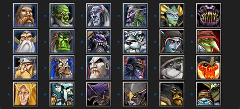 Warcraft III heroes .